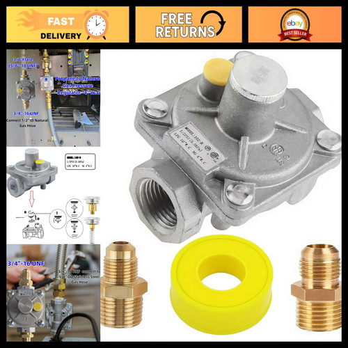 Gas regulator for appliances - for,